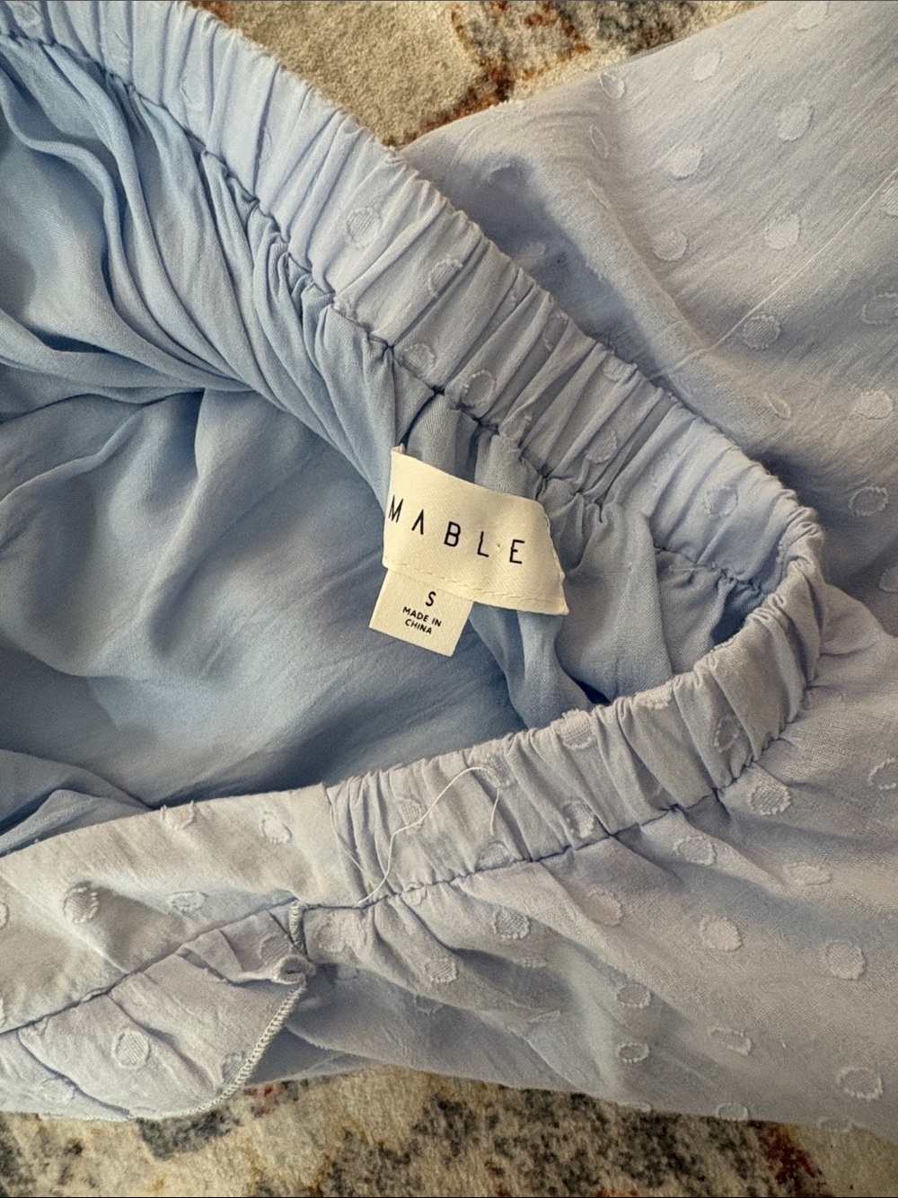Mable Light Blue Ruffle Halter High-Low Dress - Picture 2 of 4